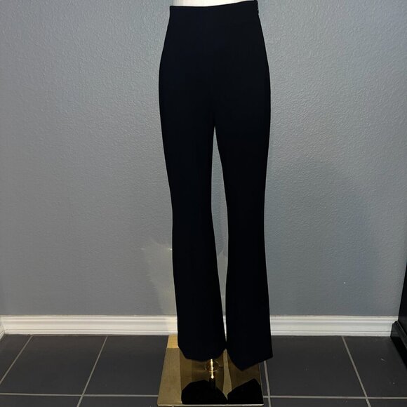 ESCADA 2 PIECE PANT SUIT BLACK WOOL SLIM FIT BLAZER AND FLARE LEG PANTS  EU34/36 - Picture 9 of 16